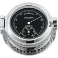 WEMPE Combinación de Termómetro/Higrómetro 120mm Ø (Serie NAUTICAL) Thermometer/hygrometer chrome plated with black clock face