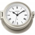 WEMPE Reloj en Ojo de Buey 140mm Ø (Serie CUP) Porthole clock nickel plated with Roman numerals