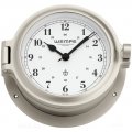 WEMPE Reloj en Ojo de Buey 140mm Ø (Serie CUP) Porthole clock nickel plated with Arabic numerals