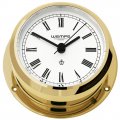 WEMPE Reloj de Yate 95mm Ø (Serie PIRATE II) Yacht clock brass with Roman numerals