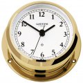 WEMPE Reloj de Yate 95mm Ø (Serie PIRATE II) Yacht clock brass with Arabic numerals