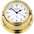WEMPE Relojes de Cuarzo de Barco 150mm Ø (Serie BREMEN II) Quartz ship clock brass with Arabic numerals