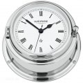 WEMPE Relojes de Cuarzo de Barco 150mm Ø (Serie BREMEN II) Quartz ship clock chrome plated with Roman numerals