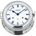 WEMPE  Reloj Campana Mecánica 185mm Ø (Serie ADMIRAL II) Bell clock chrome plated with white clock face and blue frame