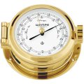 WEMPE Barómetro 120mm Ø, hPa/mmHg (Serie NAUTICAL) Barometer brass with white clock face